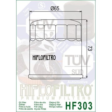 FILTRO ACEITE HF303
