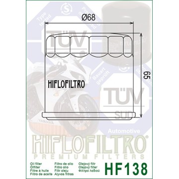 FILTRO ACEITE HF138
