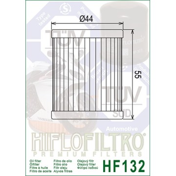FILTRO ACEITE HF132