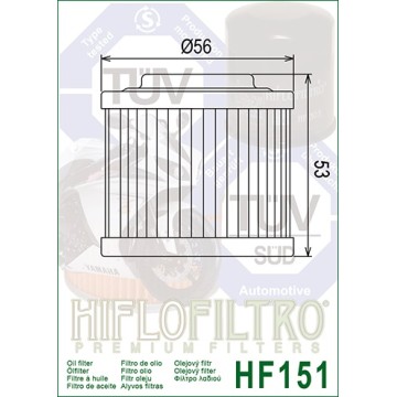 FILTRO ACEITE HF151