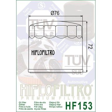 FILTRO ACEITE HF153
