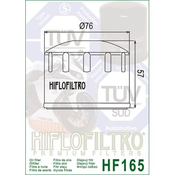 FILTRO ACEITE HF165