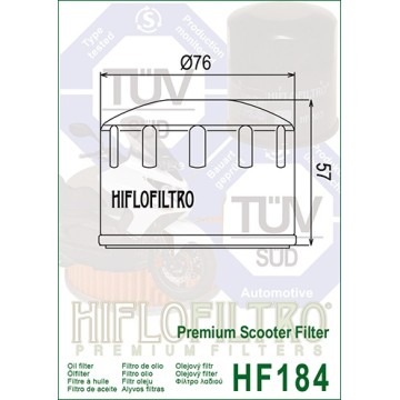 FILTRO ACEITE HF184