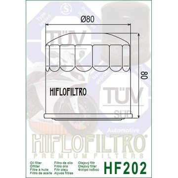 FILTRO ACEITE HF202